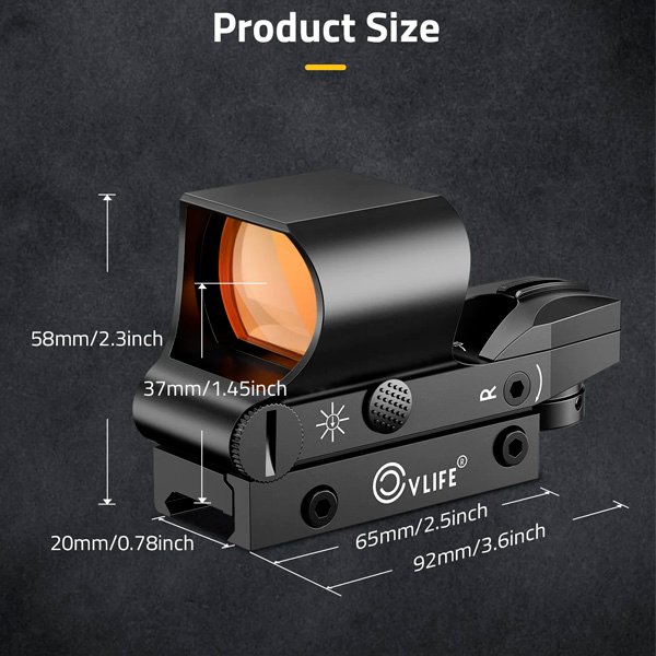 MIRA HOLOGRAFICA ROJO P/ FUSIL B-RS7